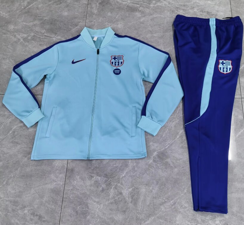 AAA Quality Barcelona 26/27 Tracksuit - Sky Blue